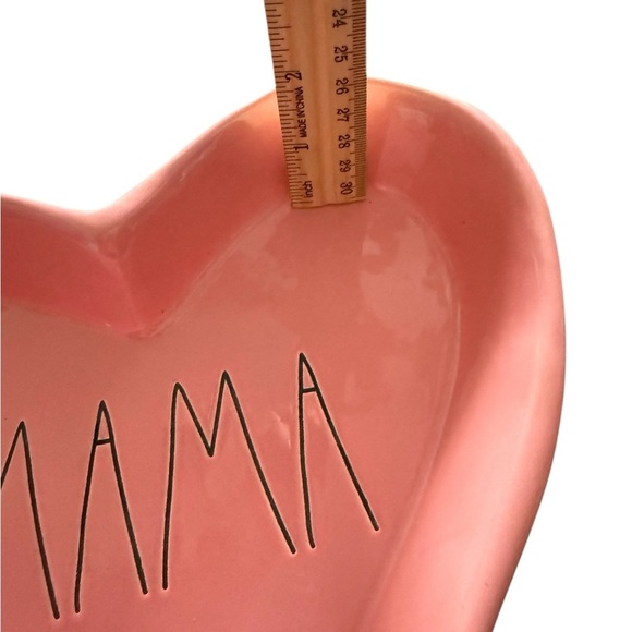 Rae Dunn Artisan Collection “Mama” Heart Ceramic Pink Dish - Picture 4 of 7